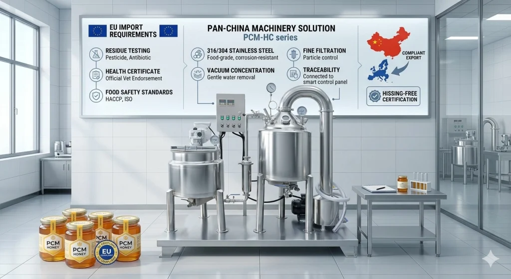 EU Honey Import Requirements 2026: Standards & Vacuum Tech