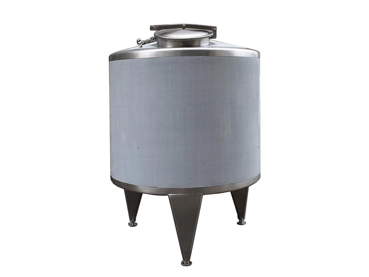 Vertical Stainless Steel Storage Tank | 304/316L Sanitary Liquid Storage