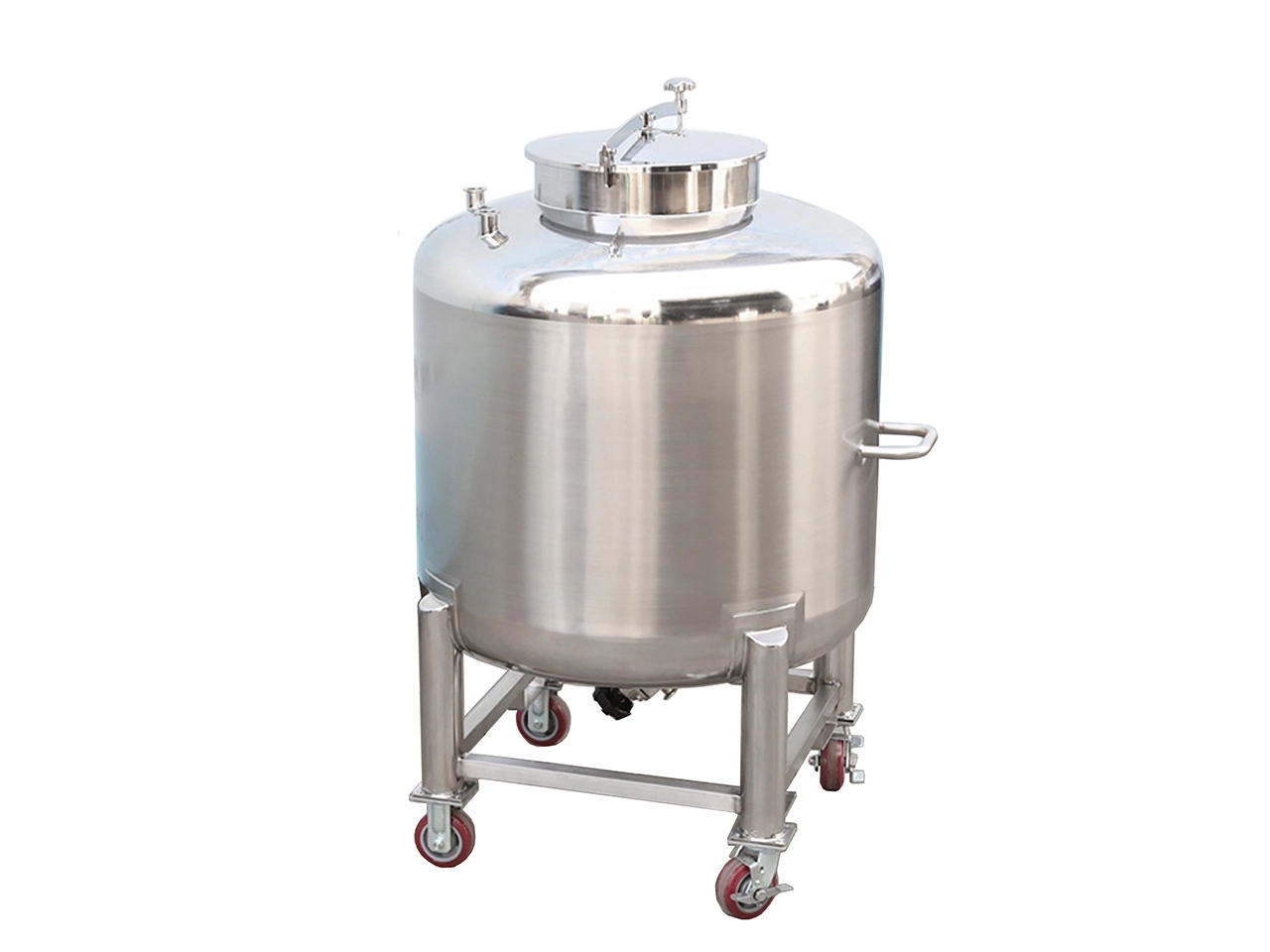 Vertical Stainless Steel Storage Tank | 304/316L Sanitary Liquid Storage