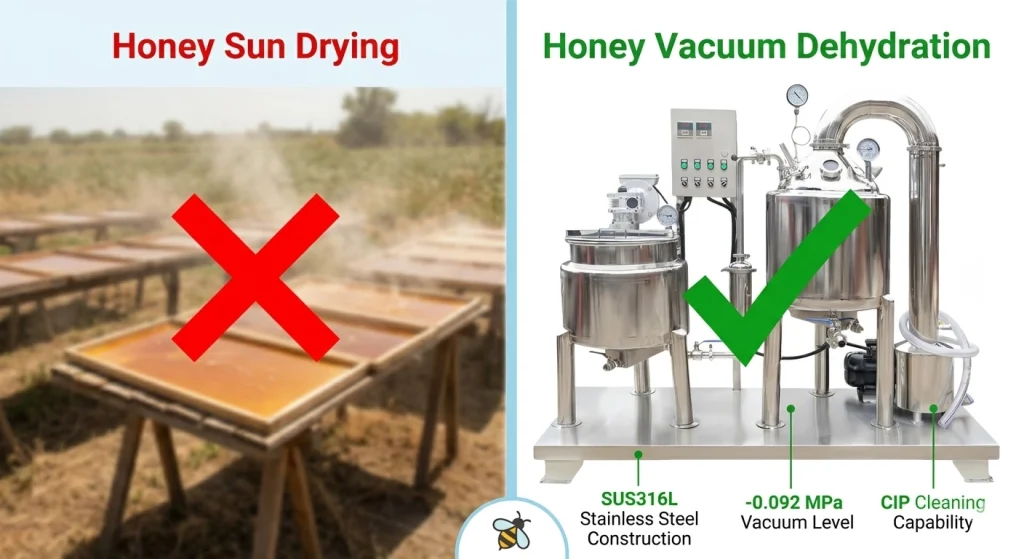 Honey Vacuum Dehydration vs Sun Drying: 1 Master Export SOP