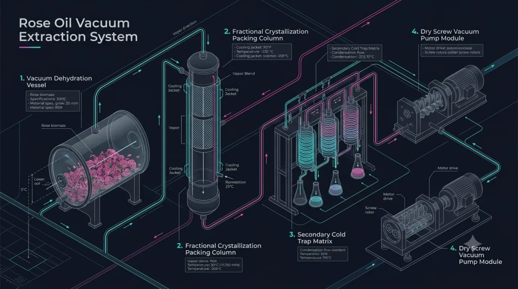 The Technology Behind an Advanced Rose Oil Vacuum System