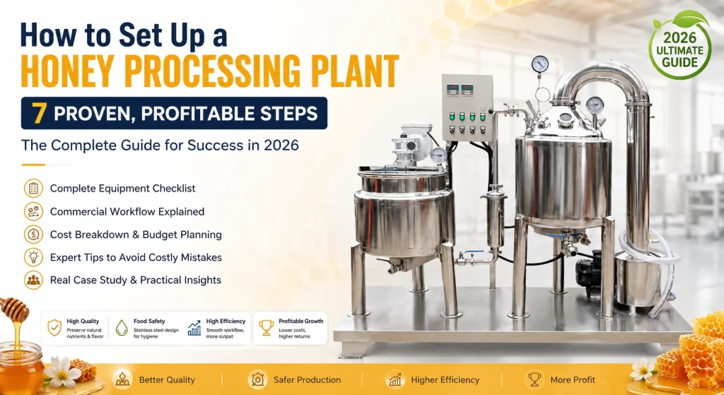How to Set Up a Honey Processing Plant: 7 Proven Profitable Steps