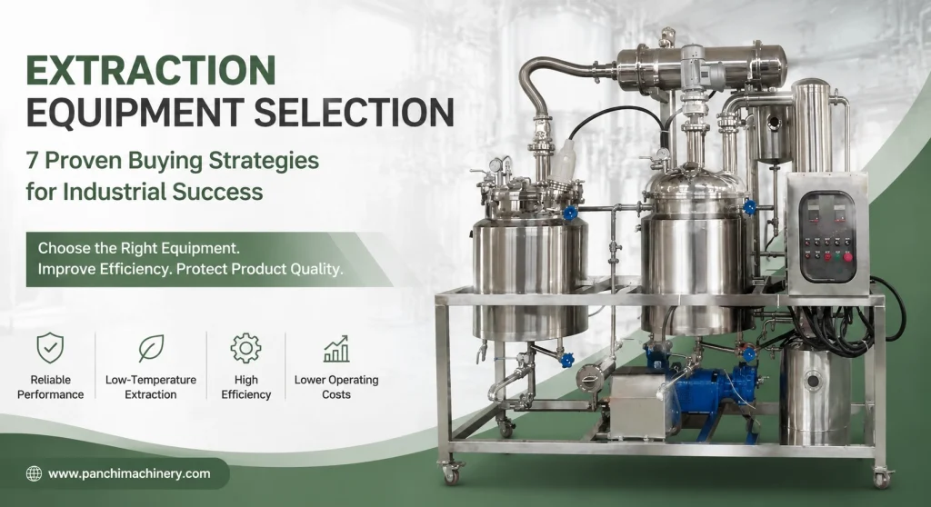 Extraction Equipment Selection: 7 Proven Strategies for Industrial Success
