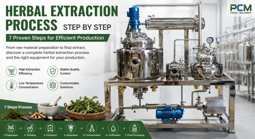 Herbal Extraction Process: 7 Proven Steps for Efficient Production