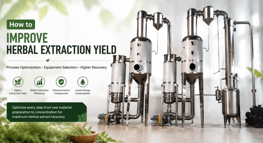 7 Proven Ways to Improve Herbal Extraction Yield Efficiently