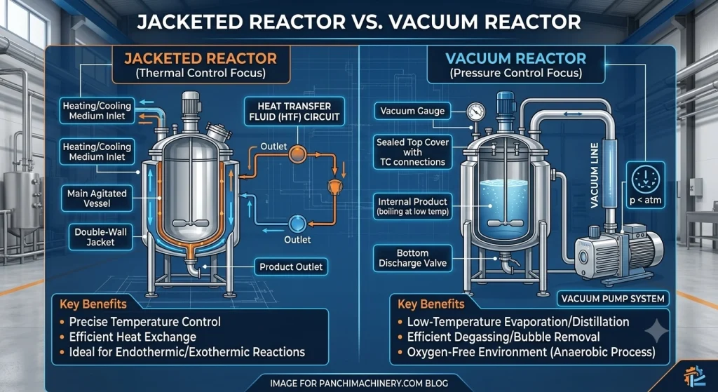 Jacketed Reactor vs Vacuum Reactor: 7 Proven Tips for Better Reactor Selection
