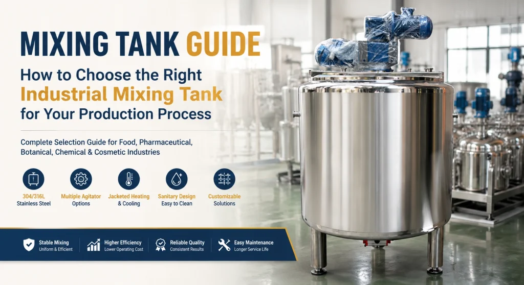 Mixing Tank Guide: 7 Proven Tips for Choosing the Right Industrial Mixer