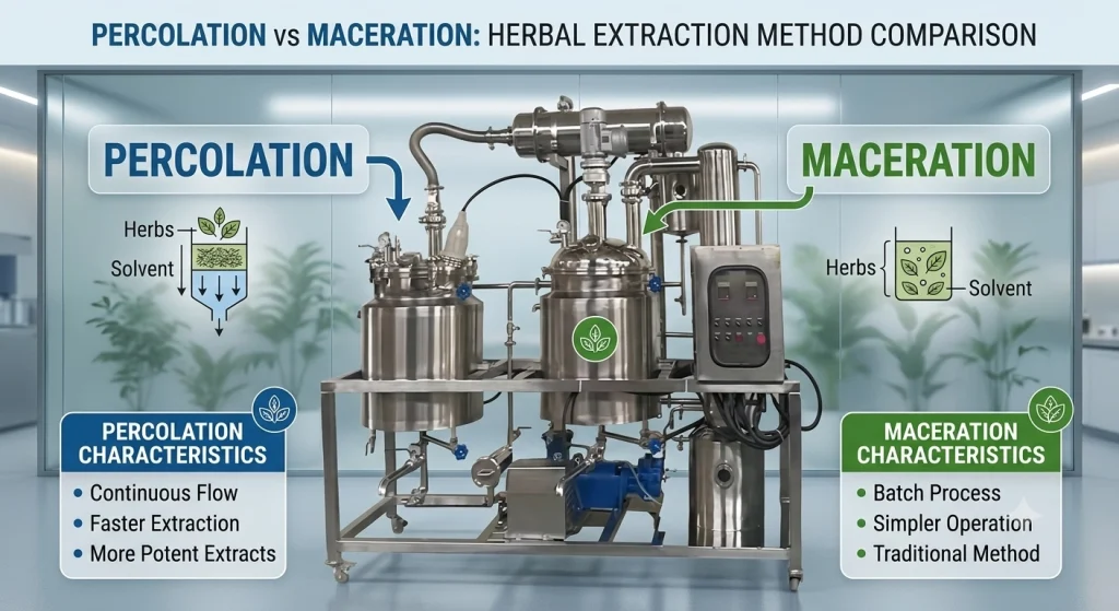 Percolation vs Maceration Herbal Extraction: 7 Proven Tips for Better Results