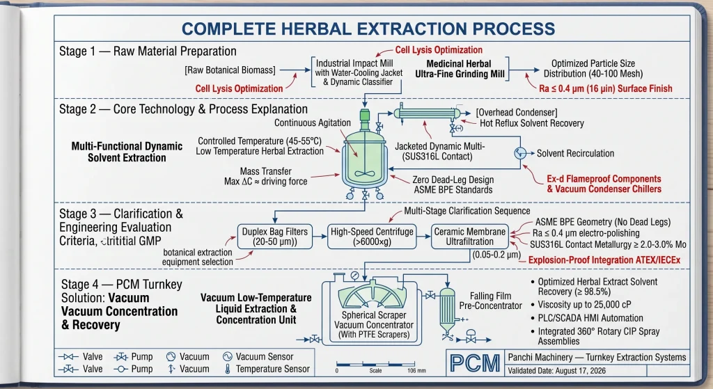 COMPLETE HERBAL EXTRACTION PROCESS