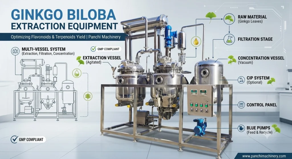 Ginkgo Biloba Extraction Equipment: 7 Proven Ways to Improve Flavonoid Recovery