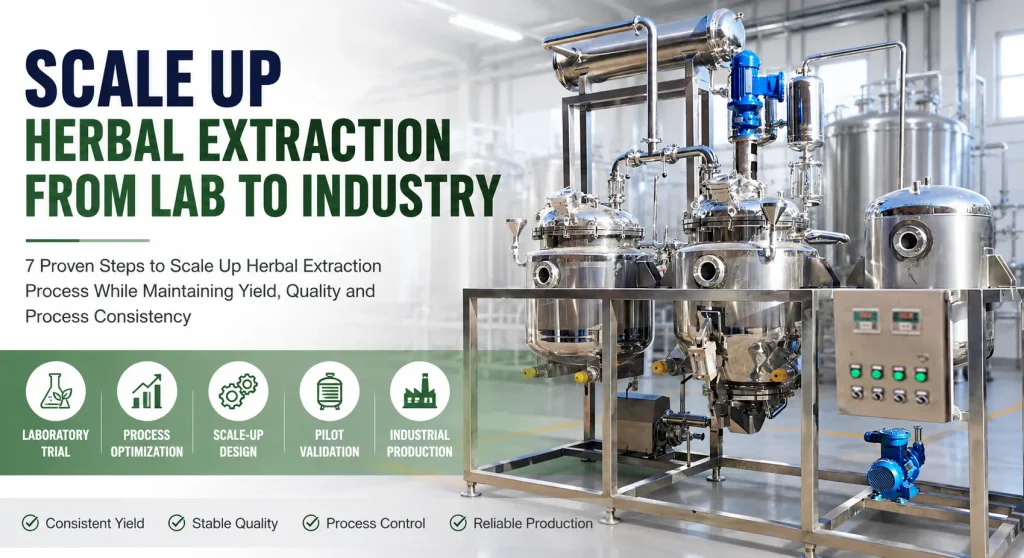 Scale Up Herbal Extraction Process: 7 Proven Steps for Success