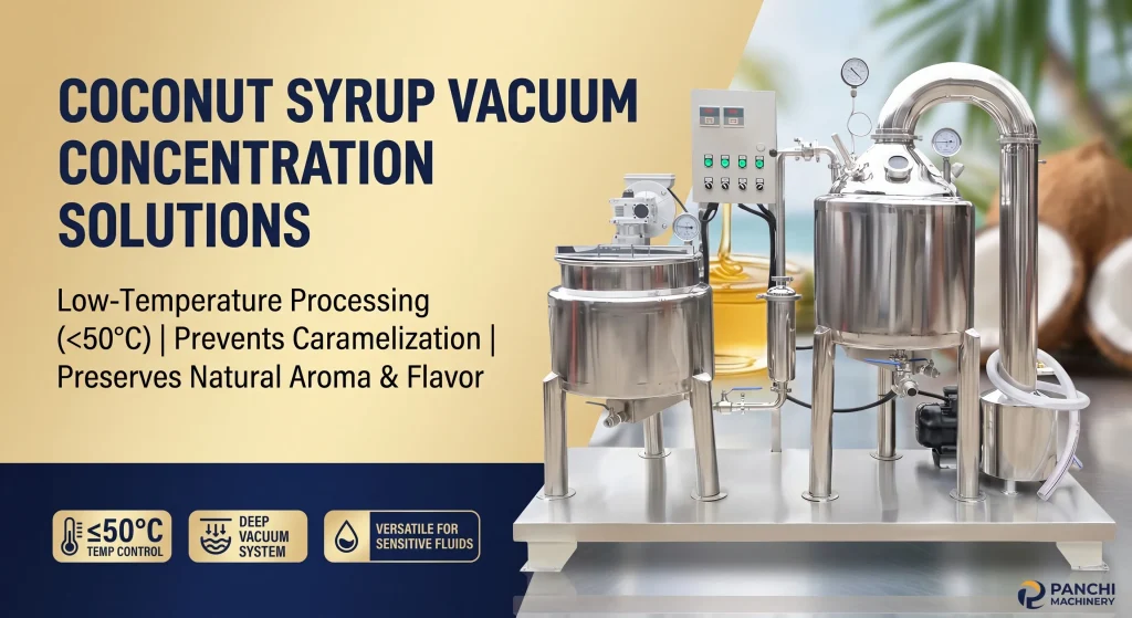 Coconut Syrup Vacuum Concentration: 7 Proven Ways to Prevent Caramelization